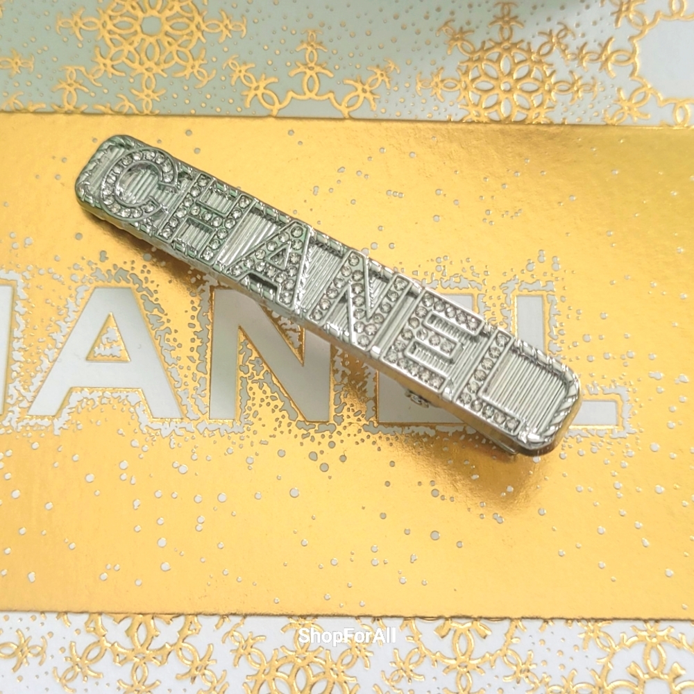 Chanel Silver Hair Clip